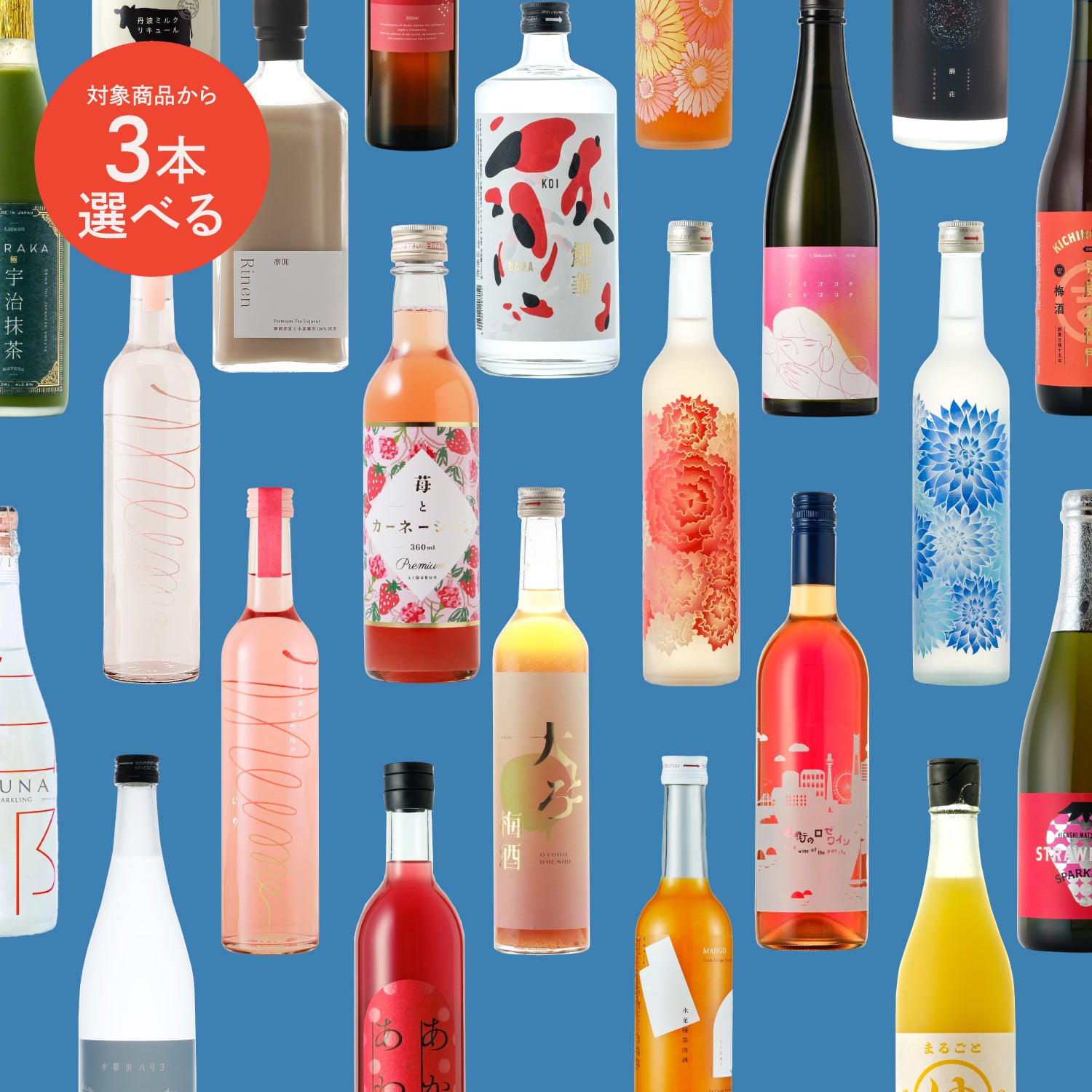 母の日限定選べる3本プラン